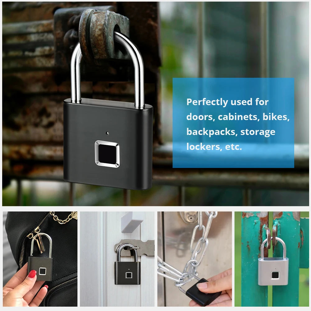 KERUI Smart Fingerprint Keyless Padlock
