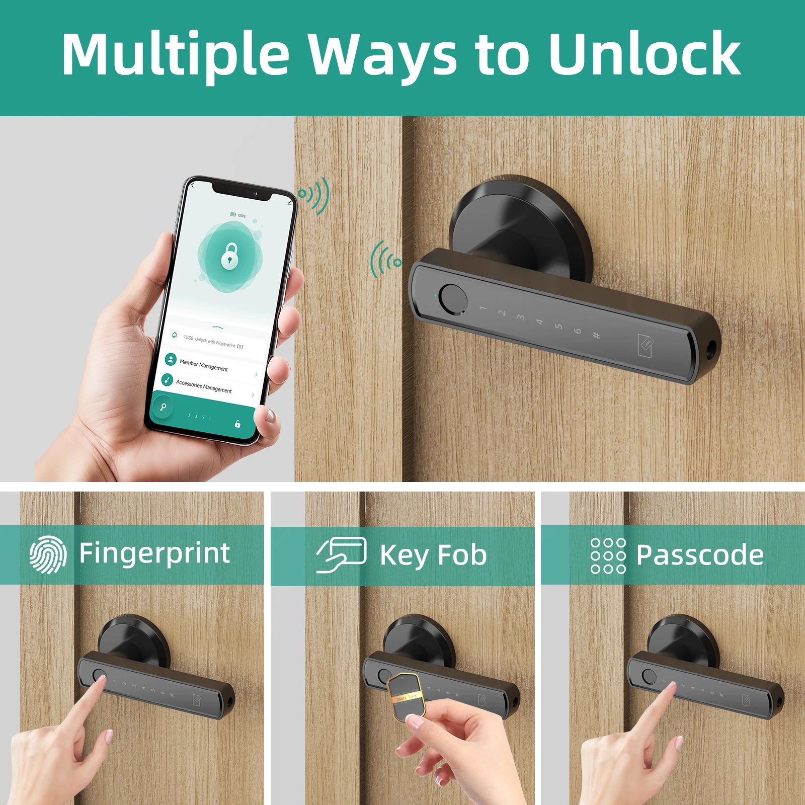 Viladepot Smart Fingerprint Door Lock