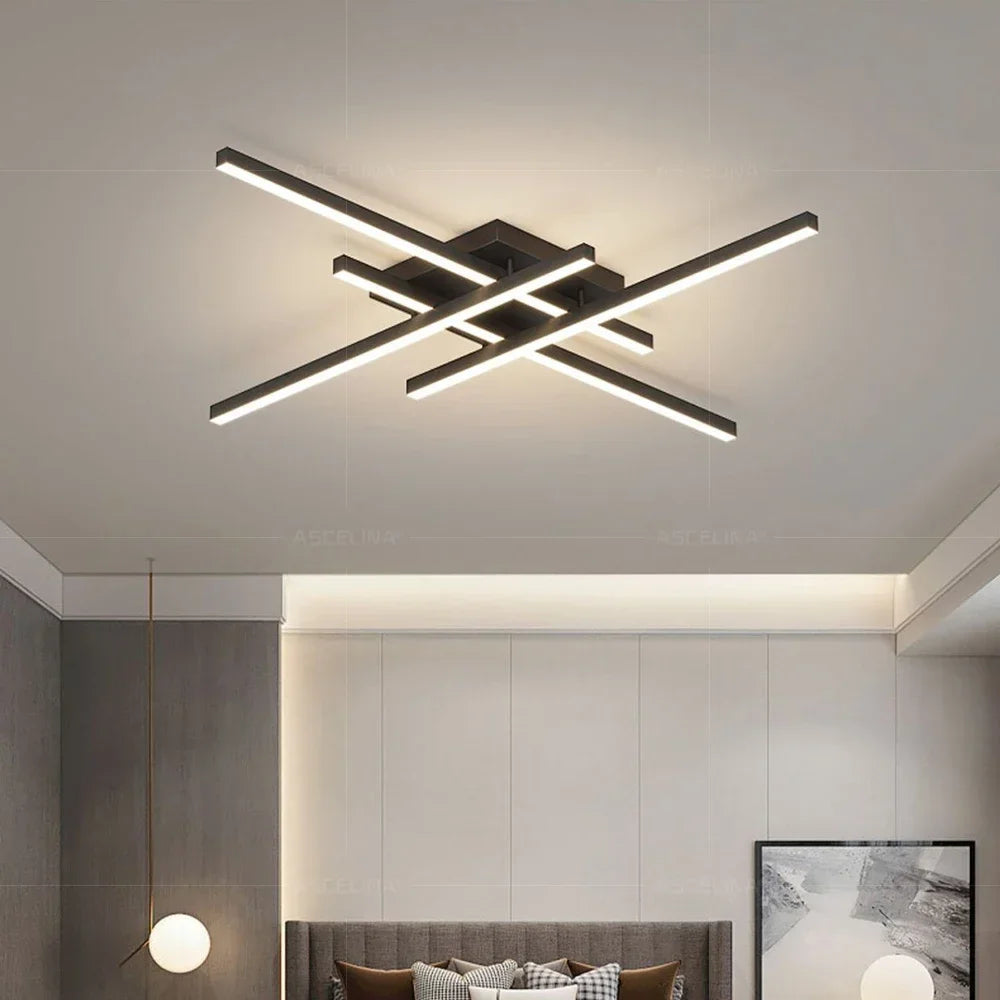 Modern LED Ceiling Light Minimalist Linear Lamp