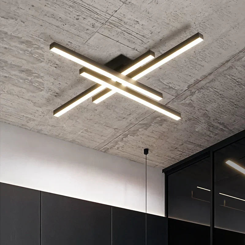 Modern LED Ceiling Light Minimalist Linear Lamp