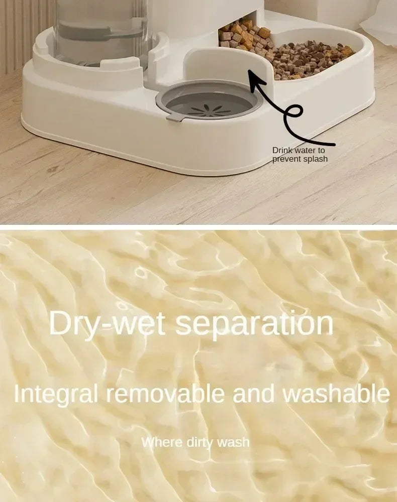 Automatic Pet Feeder and Water Dispenser