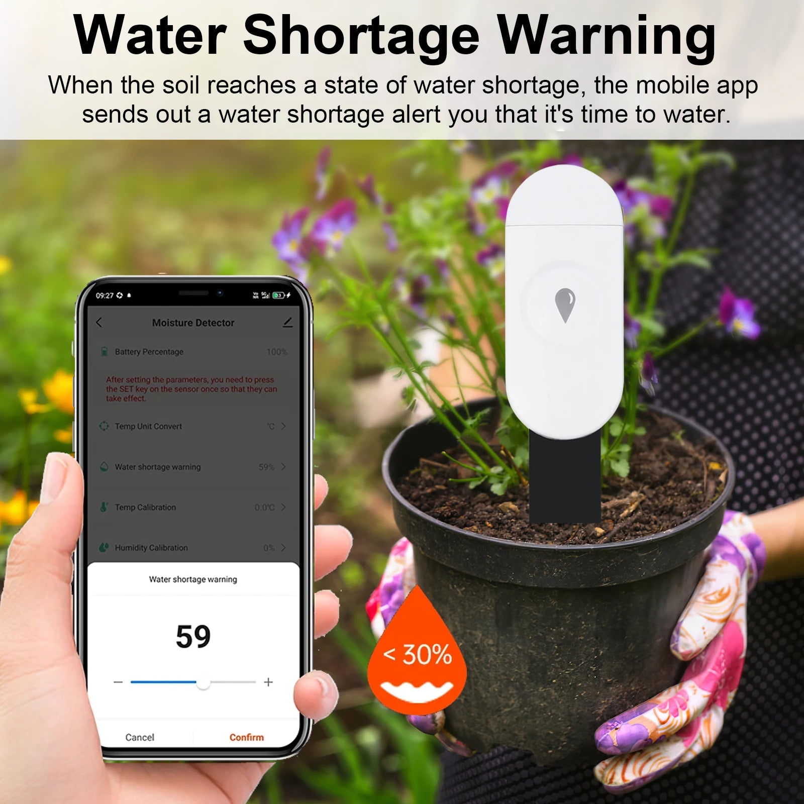 Tuya Zigbee Smart Soil Moisture & Temperature Sensor