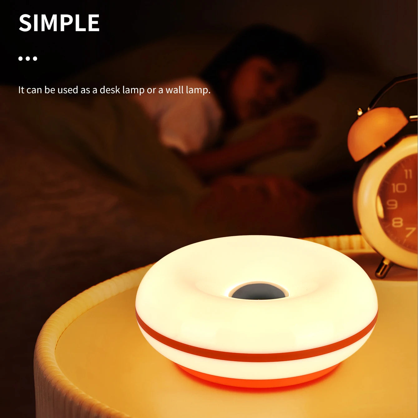 Bauhaus USB Table Lamp Donut Ambient Light