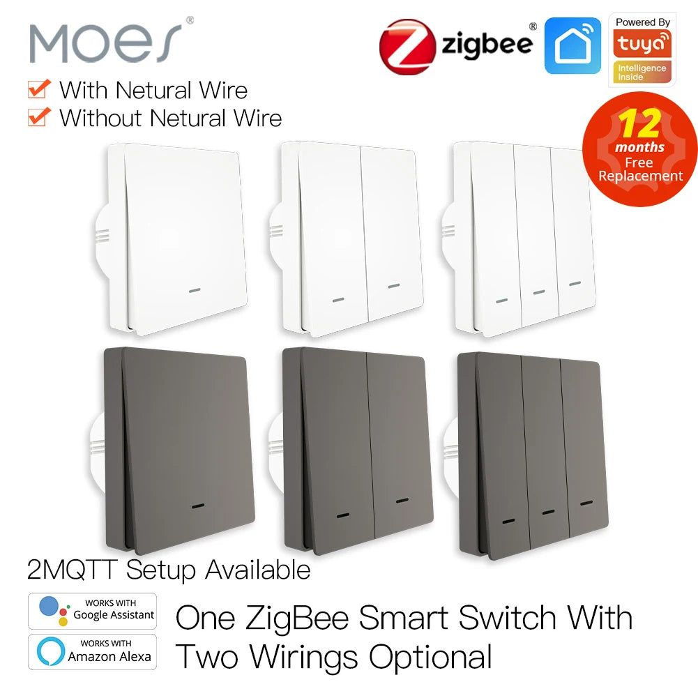 MOES Tuya ZigBee Smart Light Switch
