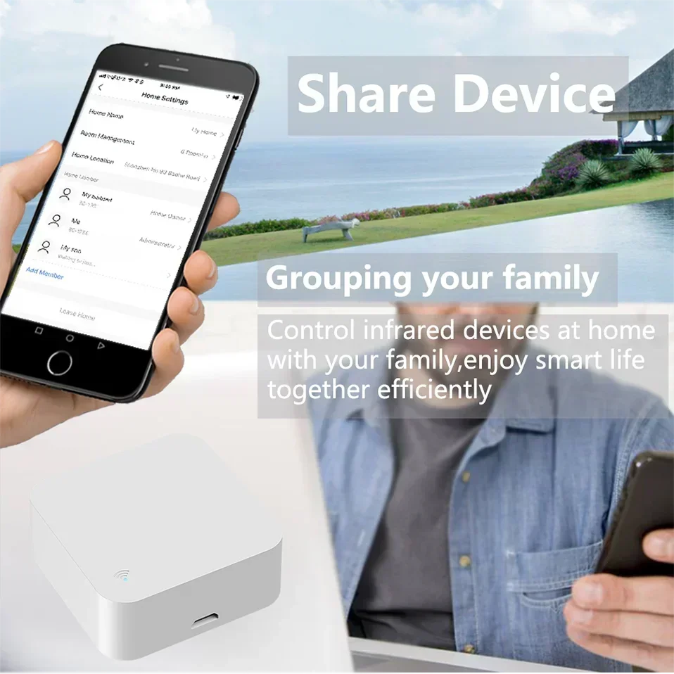 Tuya WiFi IR Smart Remote Control for TV & AC