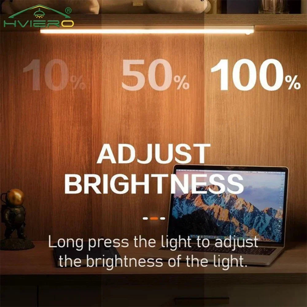 Wireless LED Motion Sensor Night Light USB Rechargeable