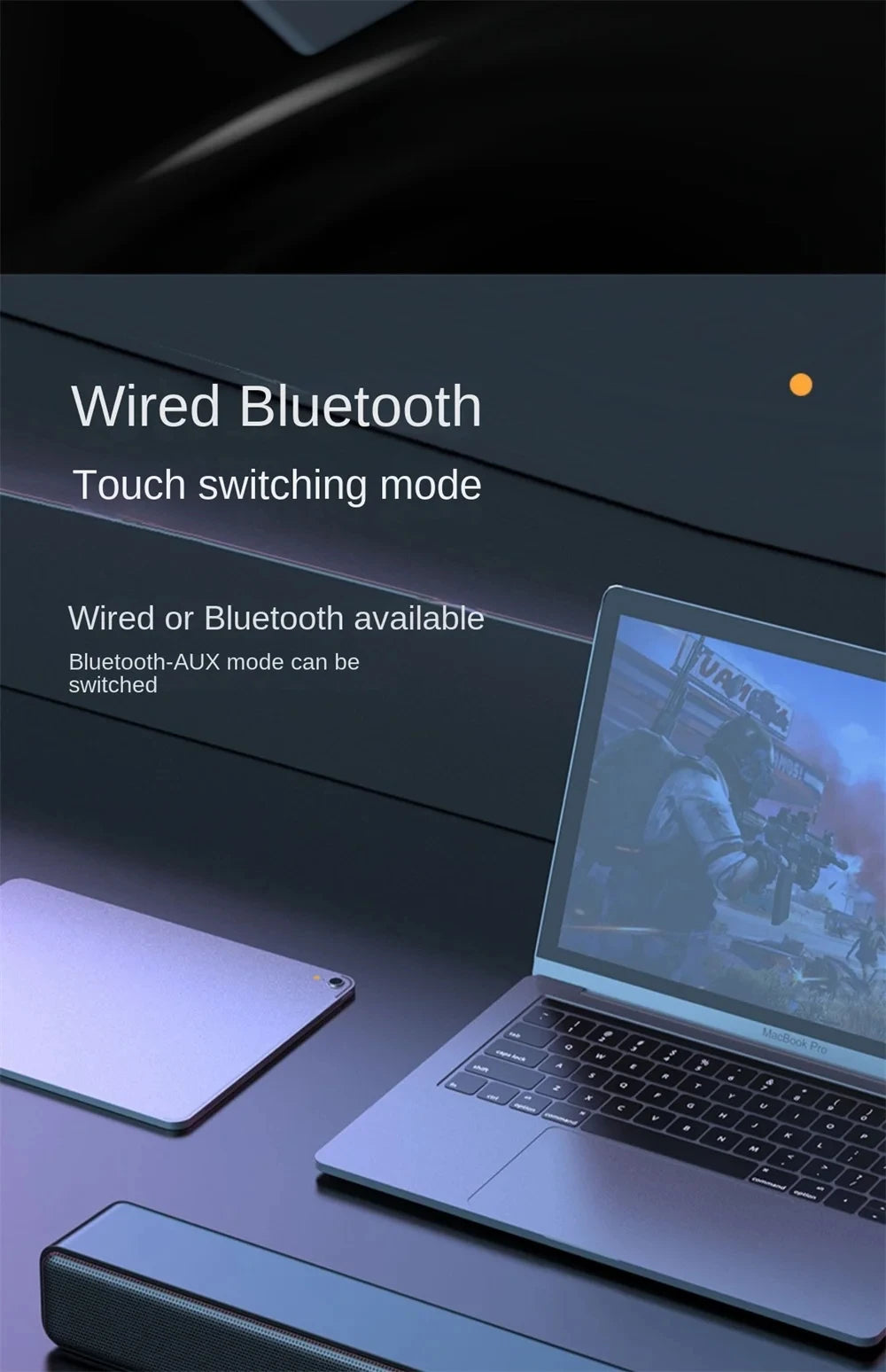 Bluetooth Subwoofer Soundbar Speaker