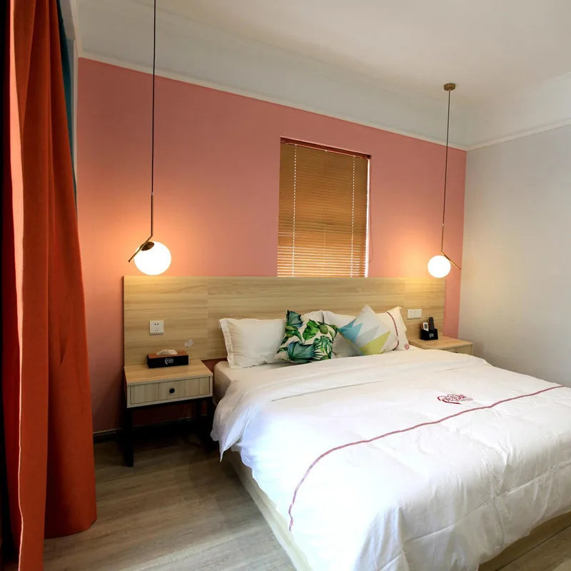 Modern Glass LED Pendant Light Hanging Chandelier