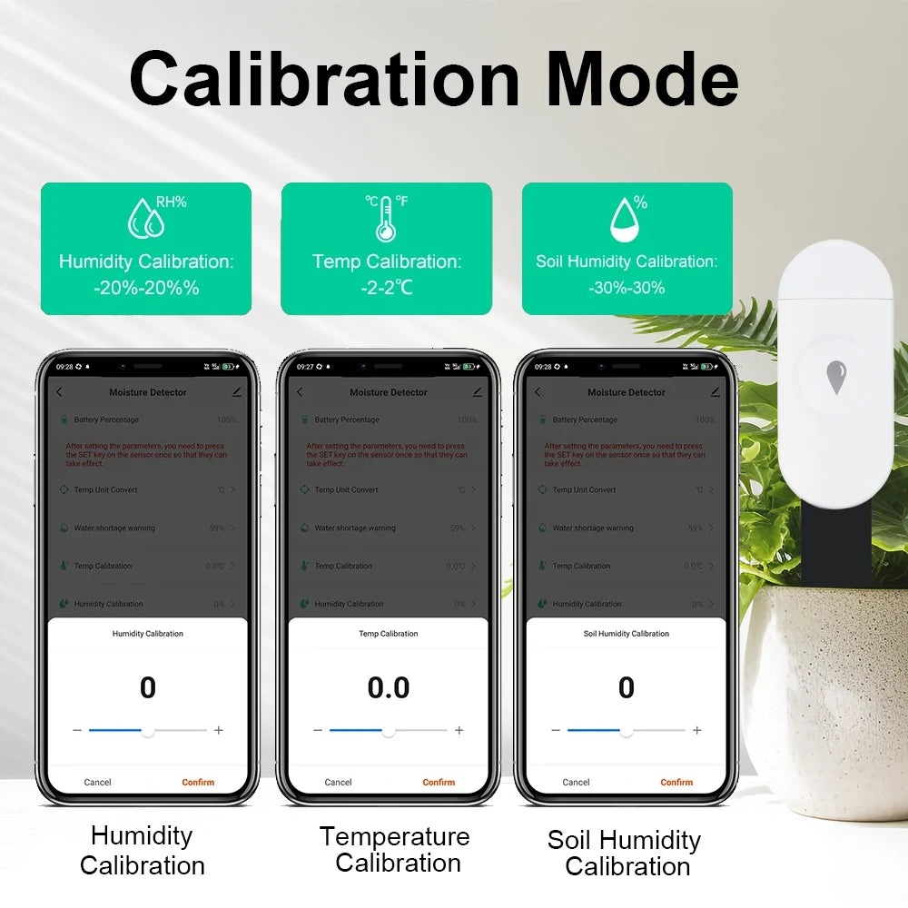 Tuya Zigbee Smart Soil Moisture & Temperature Sensor
