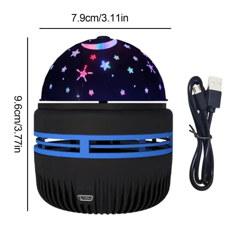 LED Starry Sky Rotating Projector Night Light
