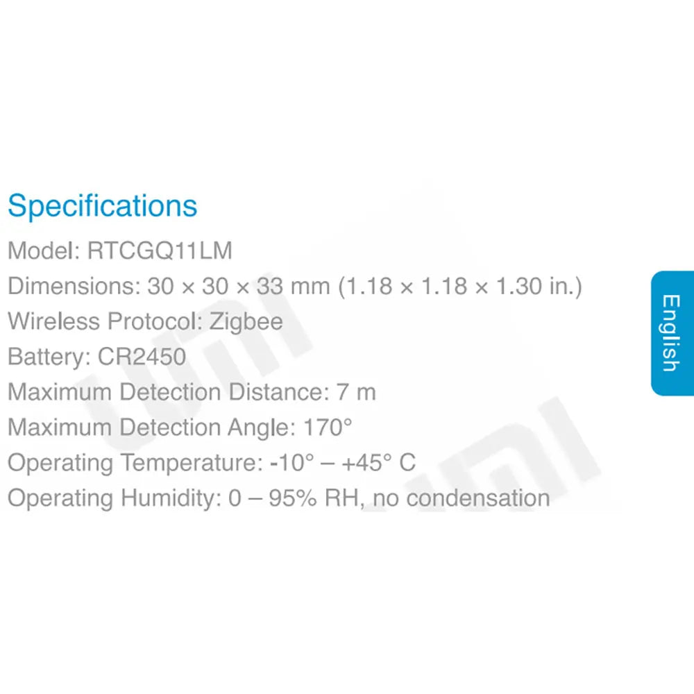 Aqara ZigBee Smart Motion Sensor
