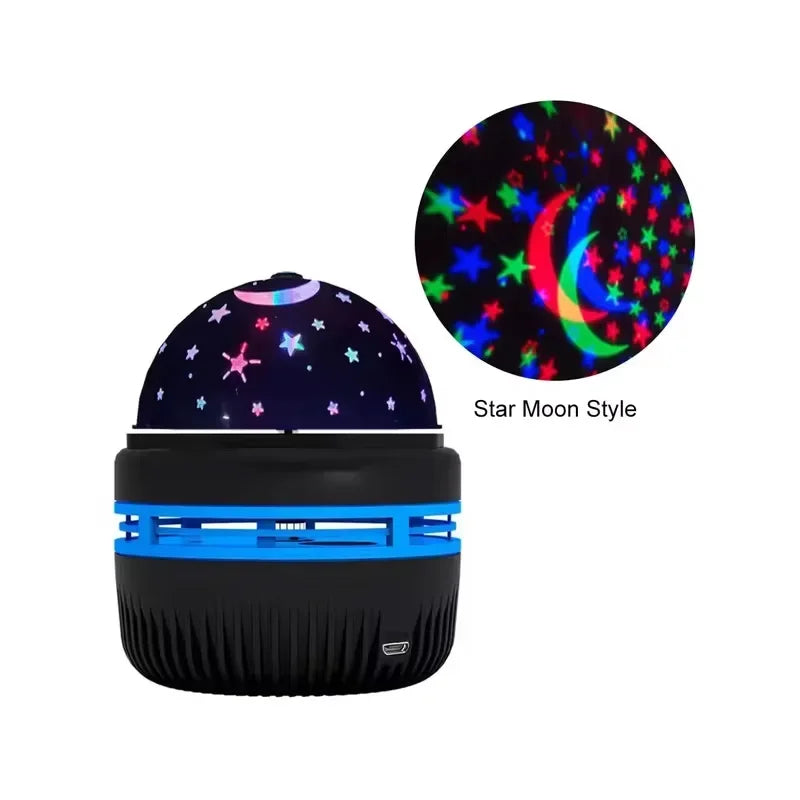 LED Starry Sky Rotating Projector Night Light