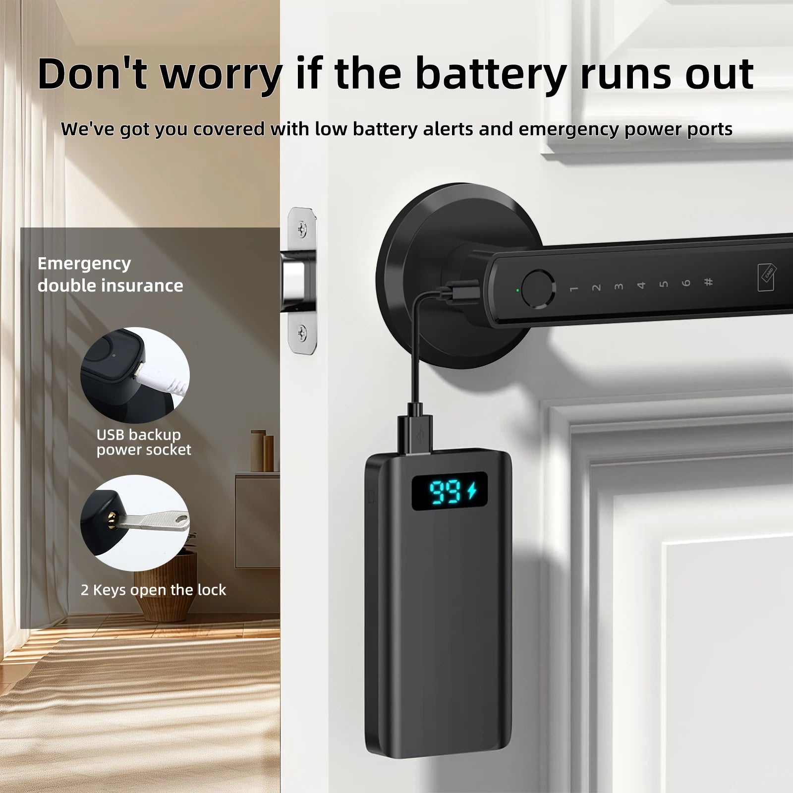 Viladepot Smart Fingerprint Door Lock