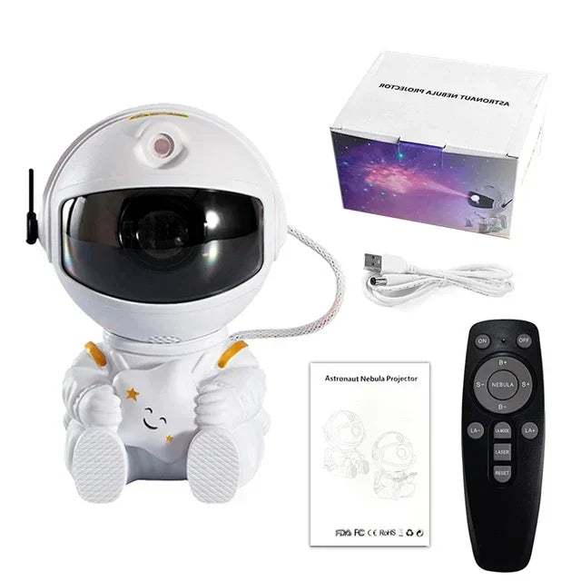 Astronaut Star Projector Galaxy Night Light Lamp