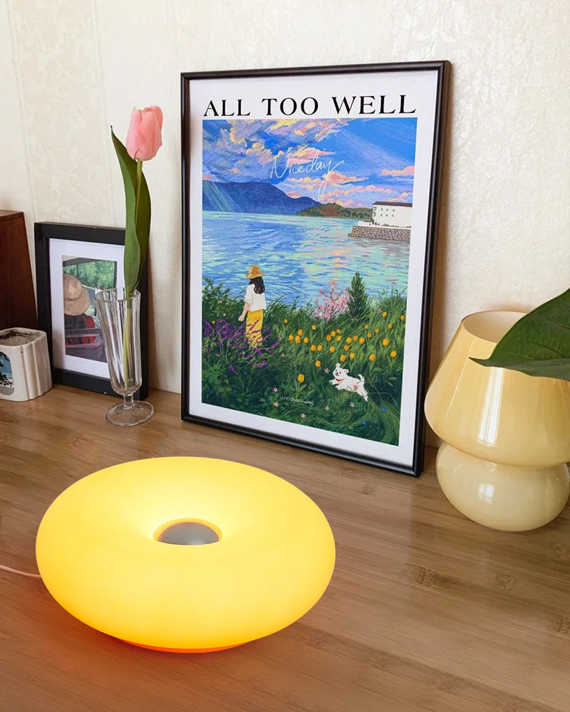 Bauhaus USB Table Lamp Donut Ambient Light