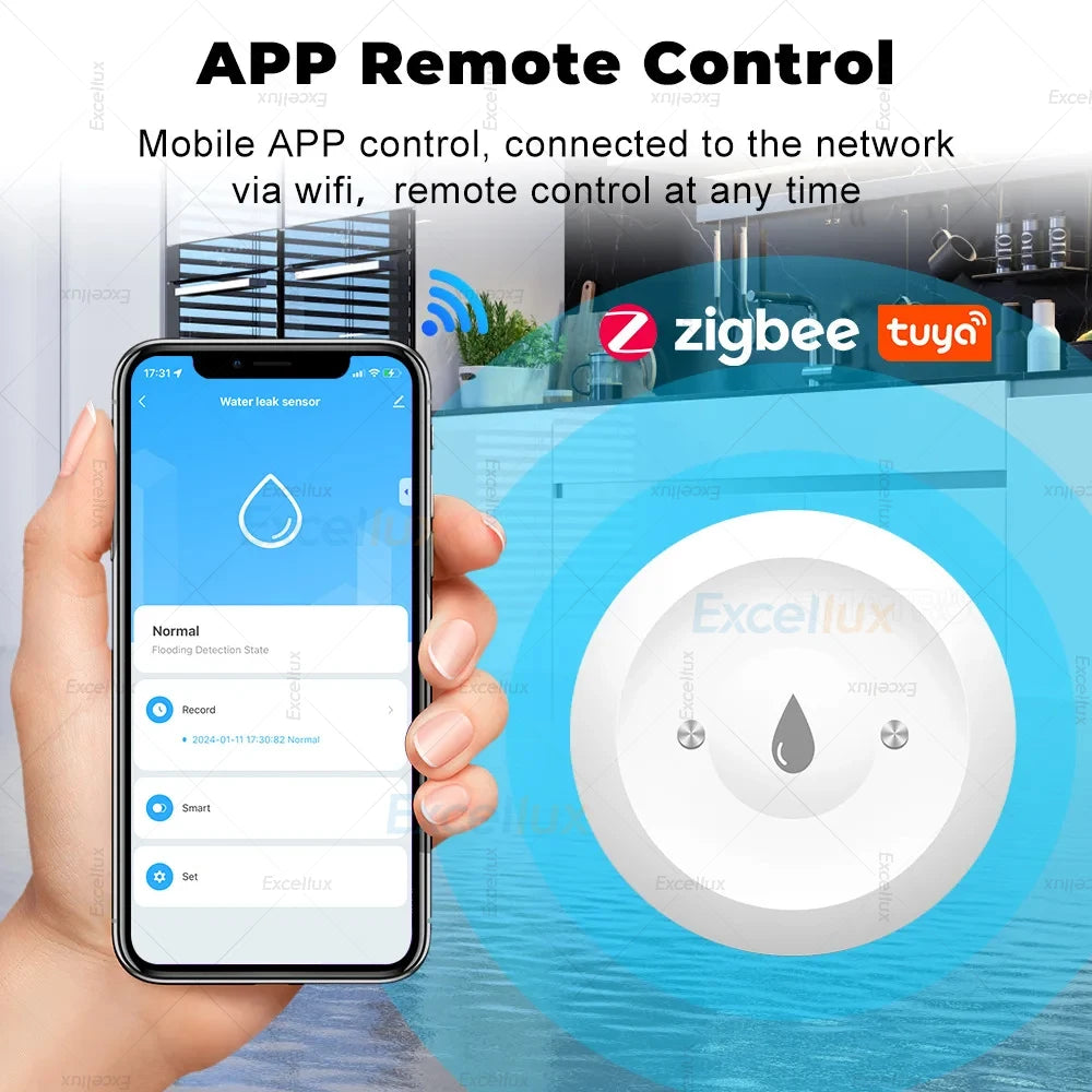 Tuya ZigBee Smart Water Leak Sensor