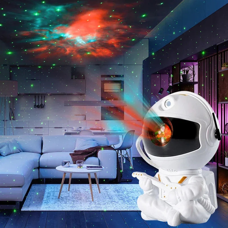 Astronaut Star Projector Galaxy Night Light Lamp
