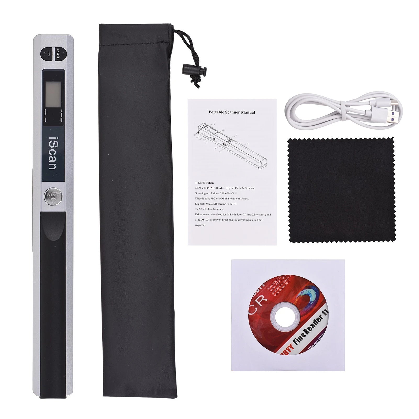 Portable Handheld Mini Document Scanner