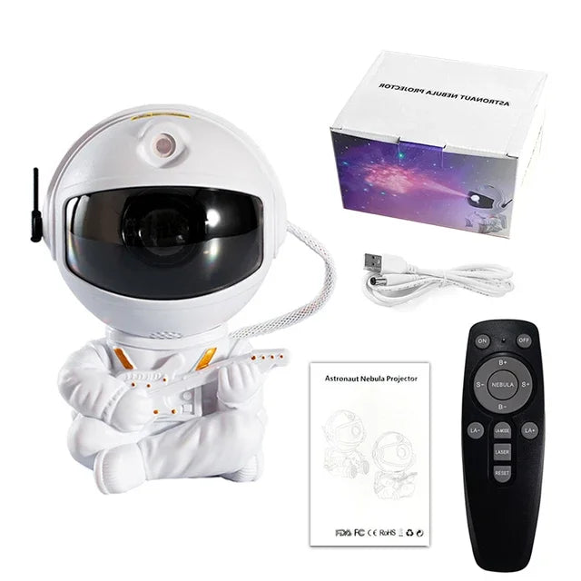 Astronaut Star Projector Galaxy Night Light Lamp