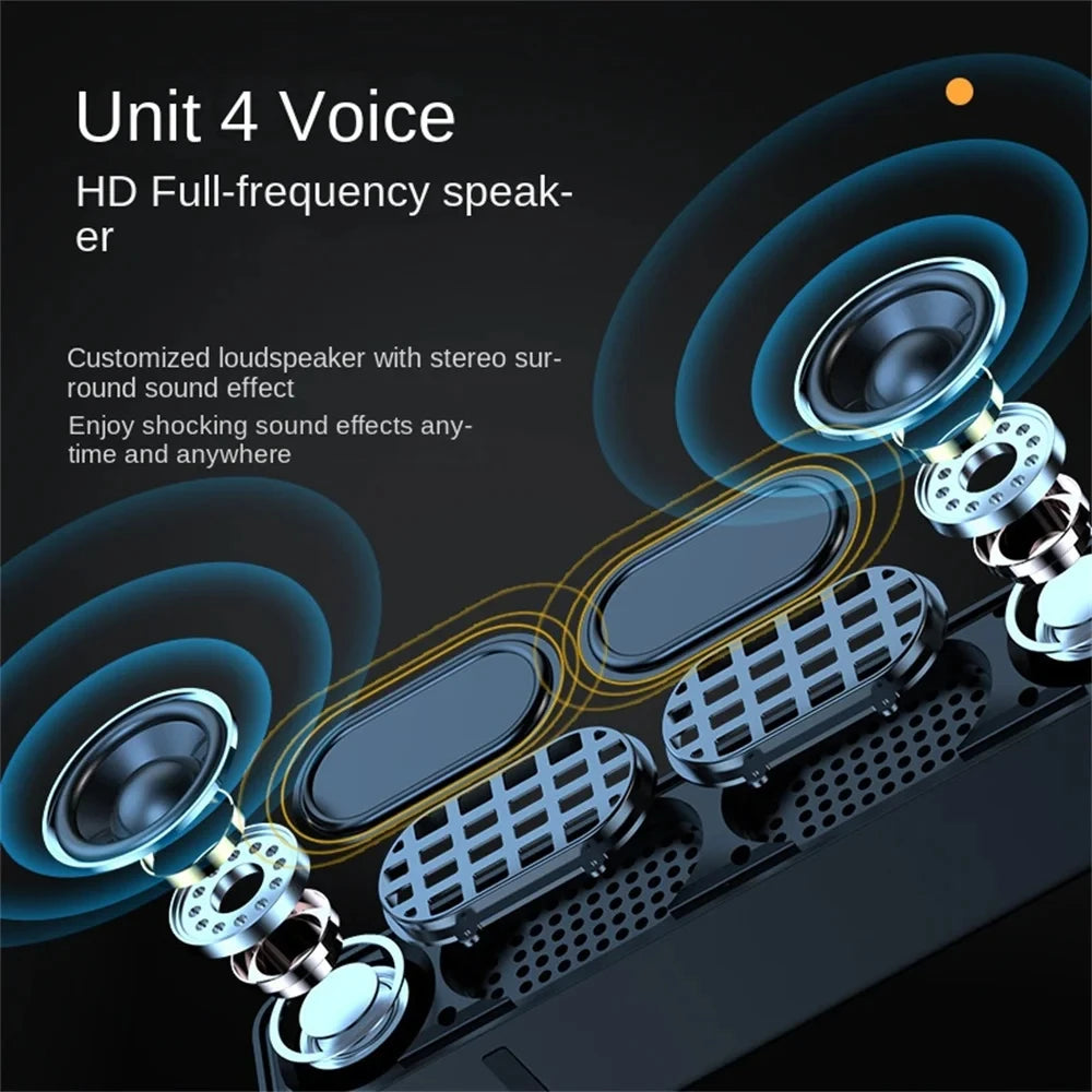 Bluetooth Subwoofer Soundbar Speaker