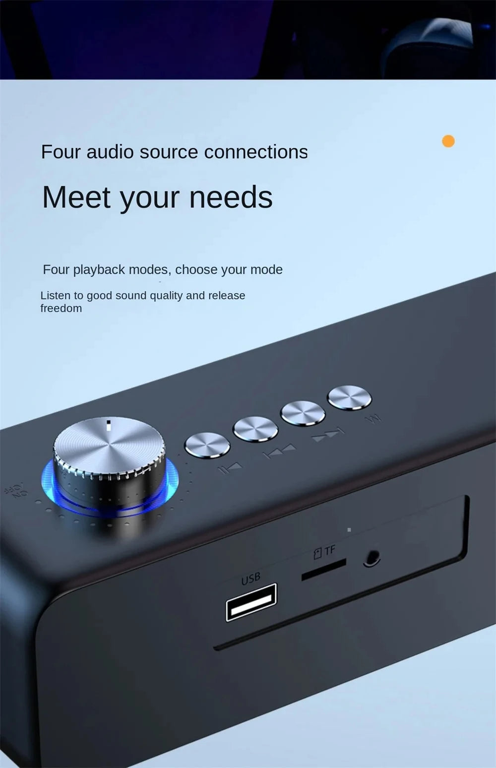 Bluetooth Subwoofer Soundbar Speaker