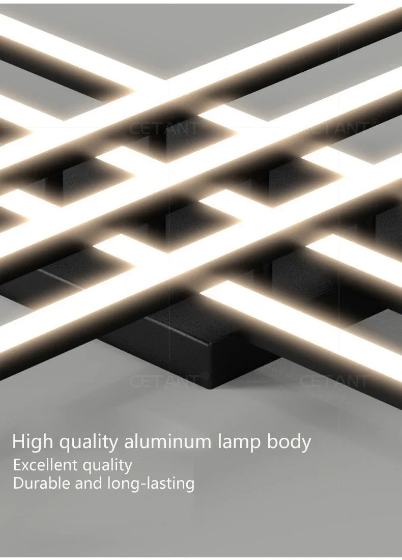 Modern LED Ceiling Light Minimalist Linear Lamp